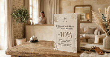 Скидка 10% при прямом бронировании