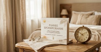 Раннее бронирование